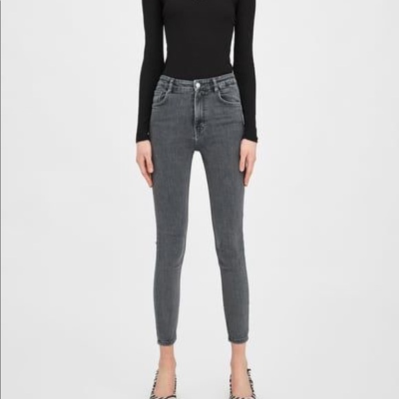 NWT Zara High Rise Vintage Skinny Jeans - Picture 2 of 7
